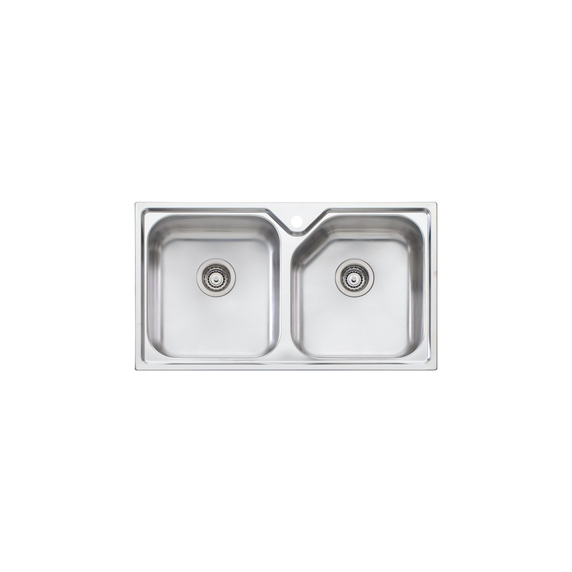 Oliveri Nu-Petite Double Bowl Topmount Sink