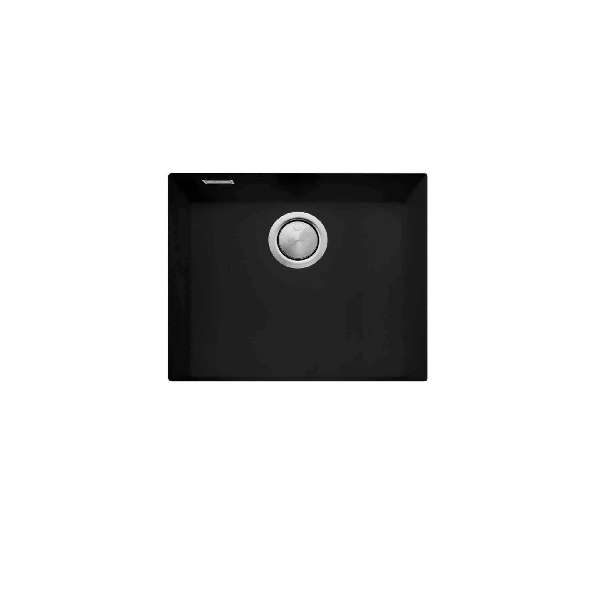 Oliveri Santorini Large Bowl Undermount Sink Matte Black