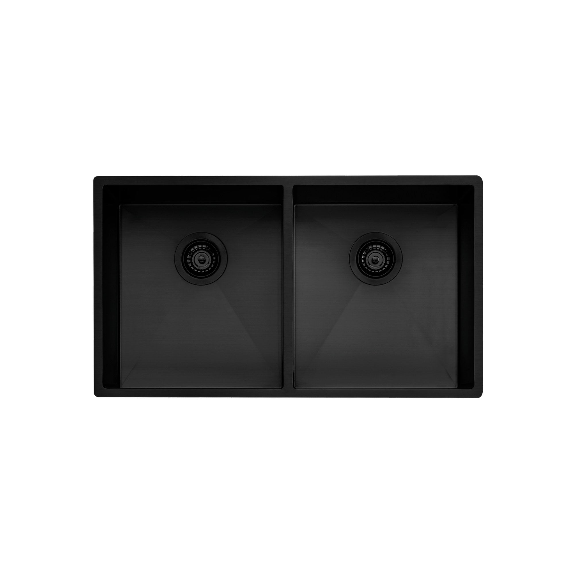 Oliveri Spectra Double Bowl Sink Black