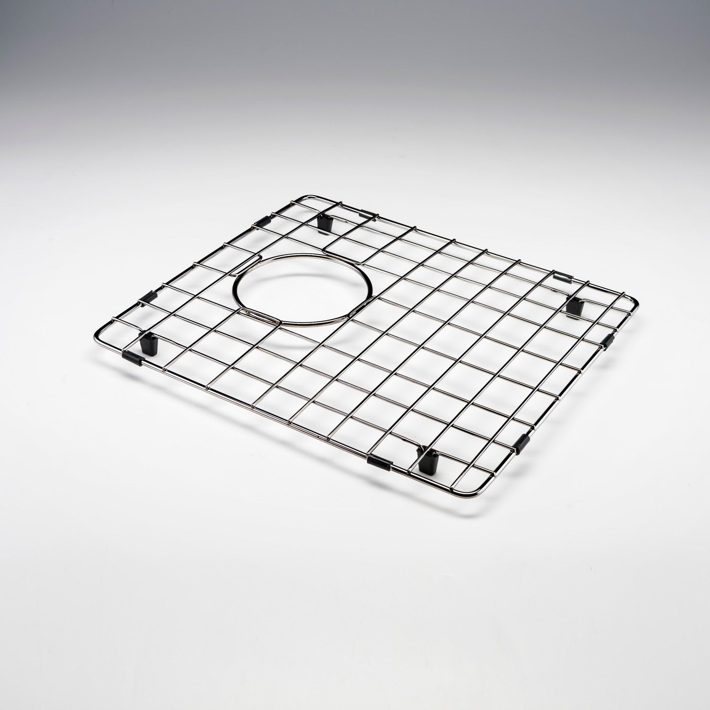 Oliveri Spectra gunmetal stainless steel bowl protector, rectangular wire rack for the main sink bowl