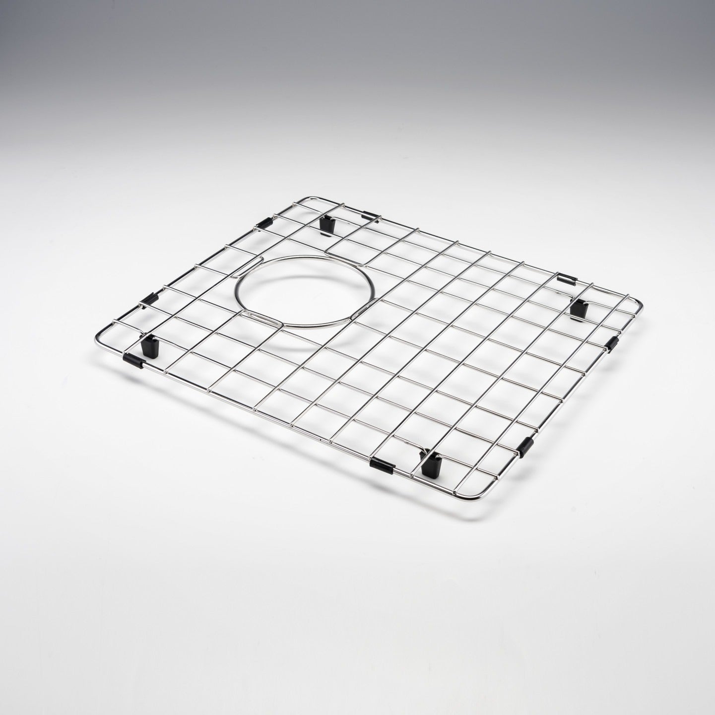 Oliveri Spectra stainless steel main bowl protector with raised grid, shown on a white background