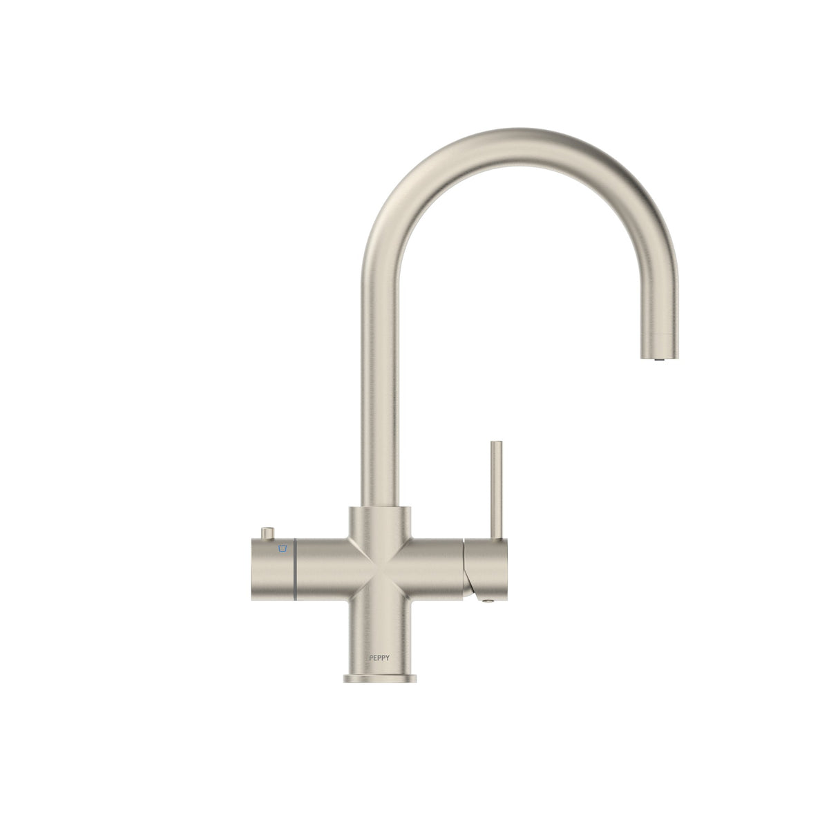 Peppy Taps Flagship 4 in 1 Boiling and Ambient Filtered Tap Brushed Nickel