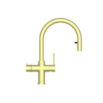 Peppy Taps Flagship 4 in 1 Pullout Boiling and Ambient Filtered Tap Brushed Brass