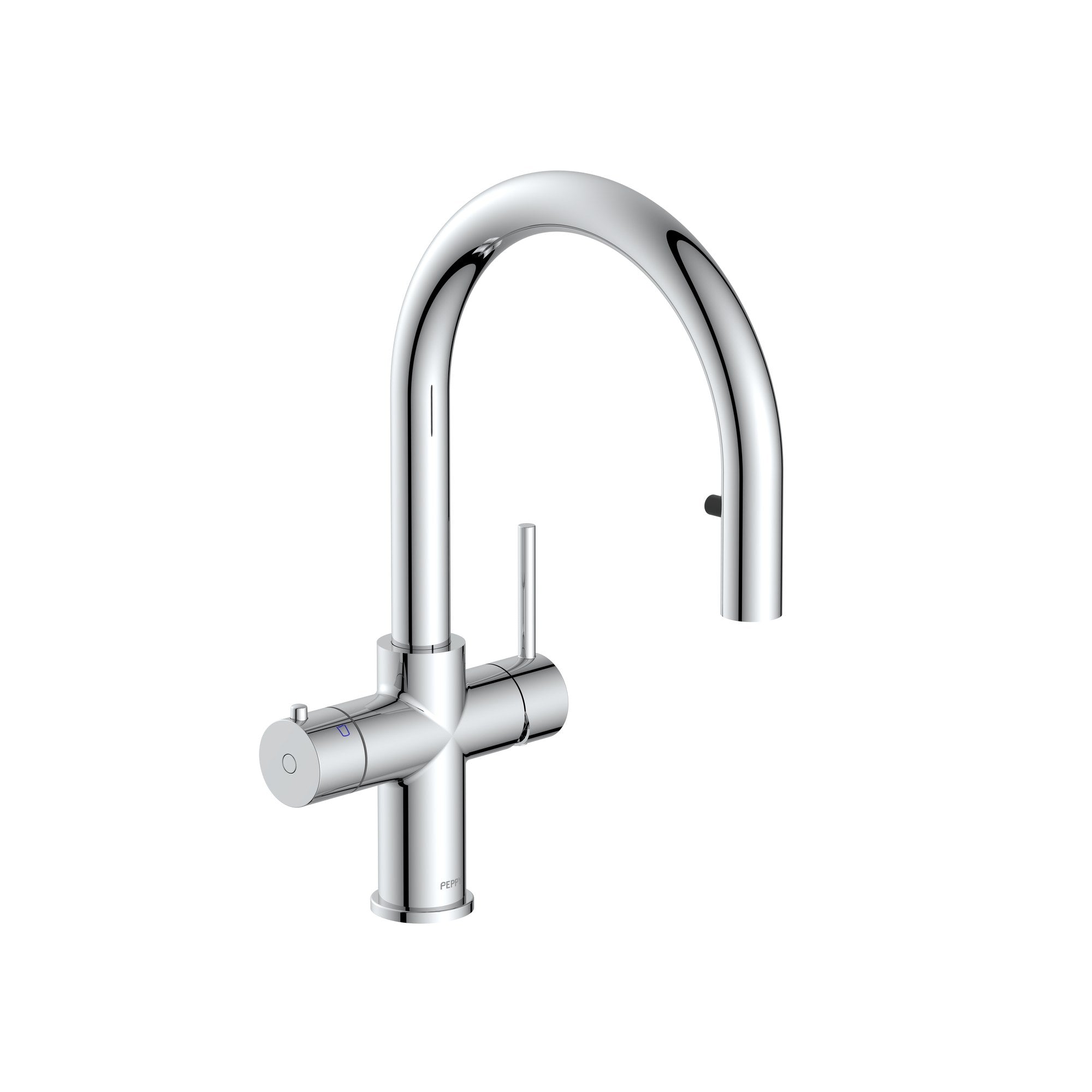 Peppy Taps Flagship 4 in 1 Pullout Boiling and Ambient Filtered Tap Chrome