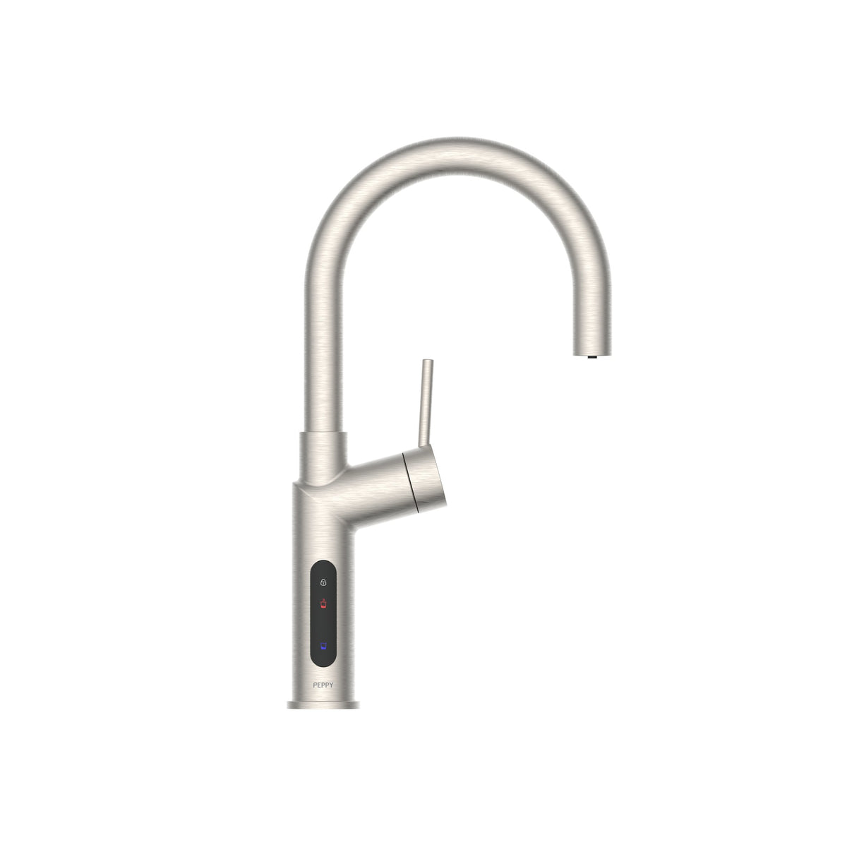 Peppy Taps Signature 4 in 1 Electronic Boiling and Ambient Filtered Tap Brushed Nickel