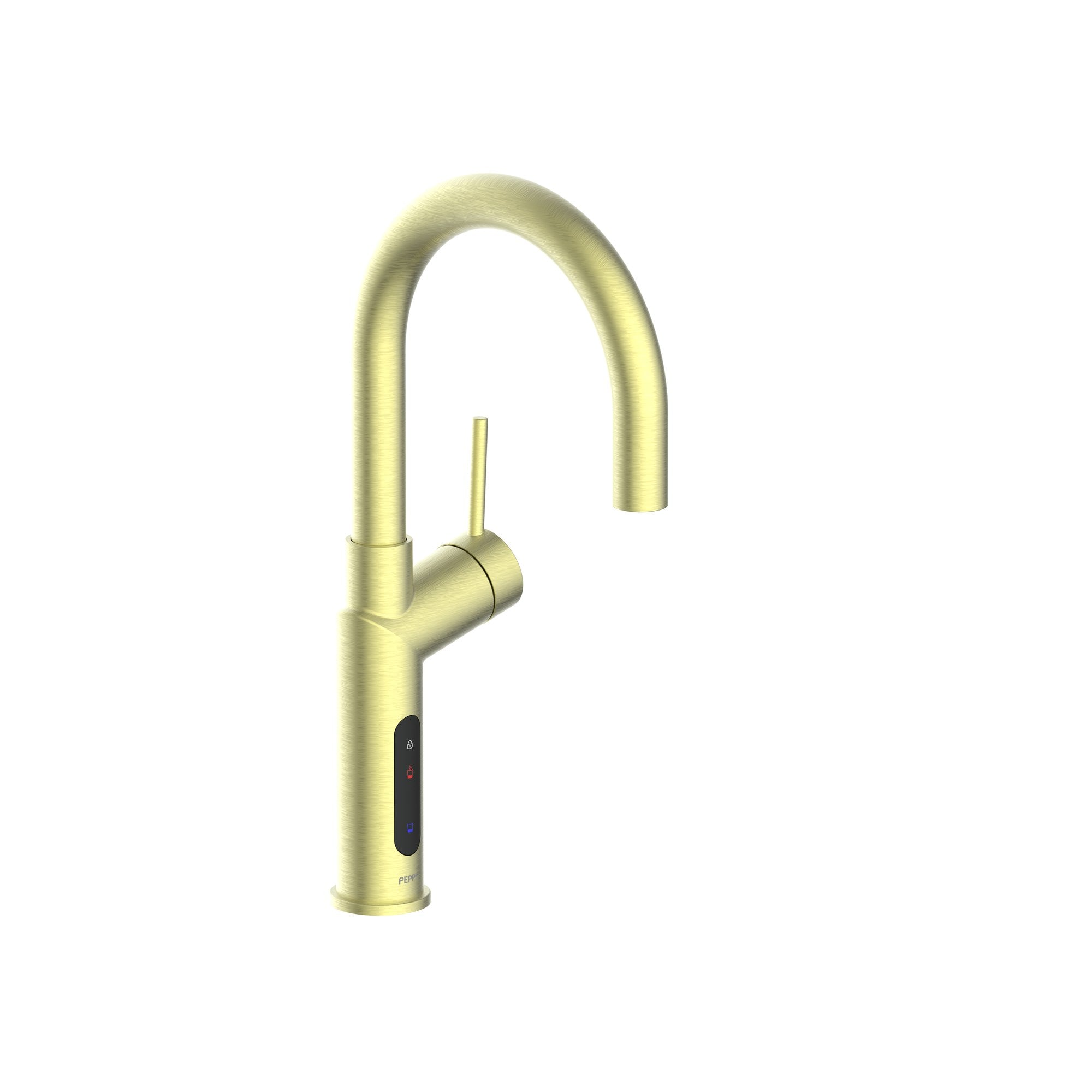 Peppy Taps Signature 4 in 1 Electronic Boiling and Chilled Filtered Tap Brushed Brass
