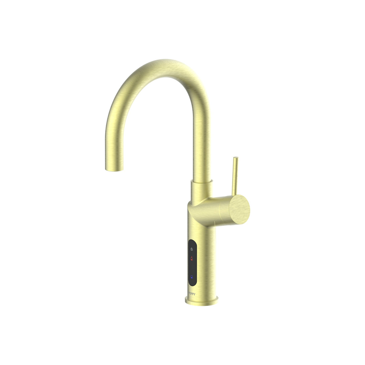 Peppy Taps Signature 4 in 1 Electronic Boiling and Chilled Filtered Tap Brushed Brass