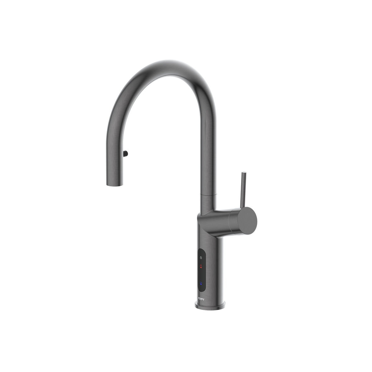 Peppy Taps Signature 4 in 1 Electronic Pullout Boiling and Chilled Filtered Tap Gunmetal