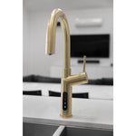 Peppy Taps Signature 5 in 1 Electronic Boiling, Chilled and Sparkling Filtered Tap Brushed Brass