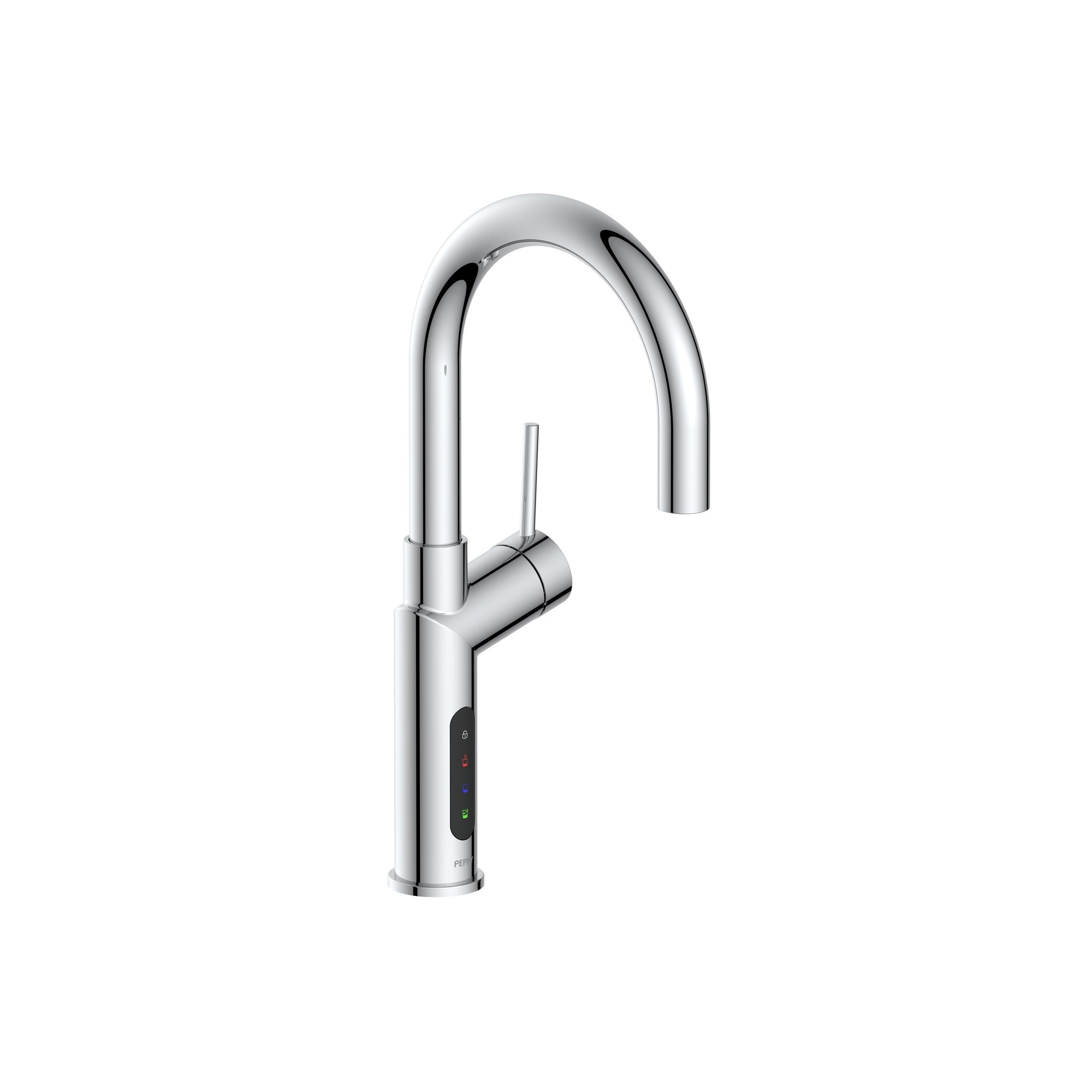 Peppy Taps Signature 5 in 1 Electronic Boiling, Chilled and Sparkling Filtered Tap Chrome