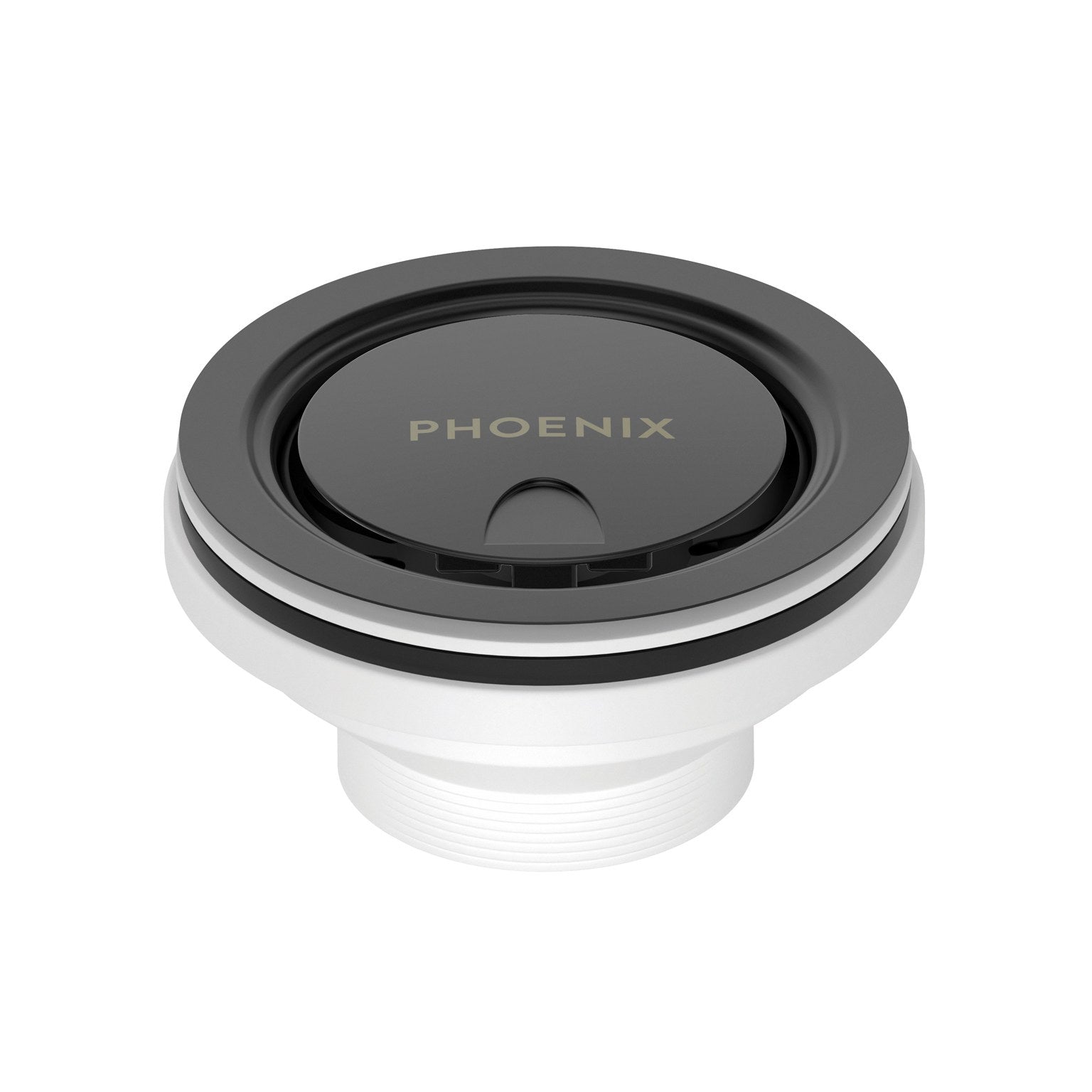 Phoenix 50mm Covered Sink Basket Waste Matte Black