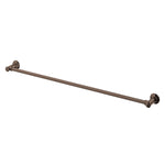 Phoenix Cromford single towel rail, 800mm, brushed bronze, wall-mounted bathroom accessory on white background