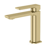 Phoenix Gloss MKII basin mixer in brushed gold, shown on a white background