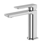 Phoenix Gloss MKII chrome basin mixer tap with flat lever handle, shown on white background