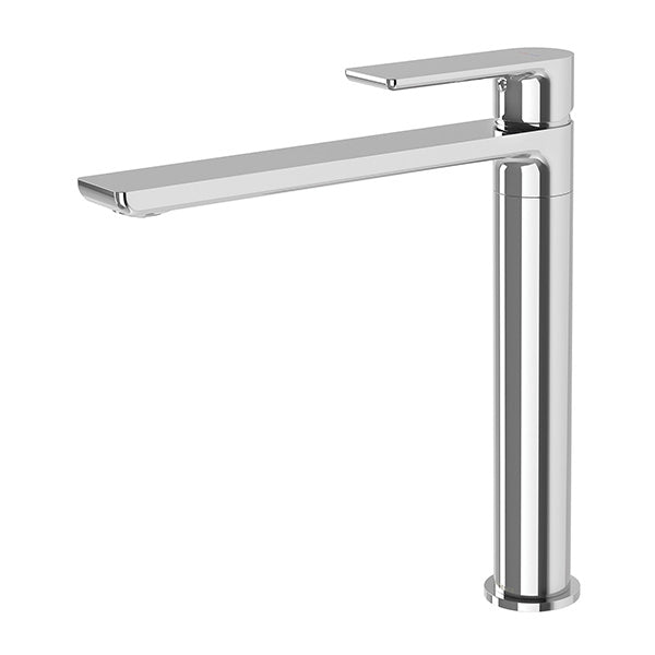 Phoenix Gloss MKII chrome sink mixer tap with long flat swivel spout and lever handle