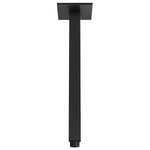 Phoenix Lexi 300mm square ceiling shower arm, matte black