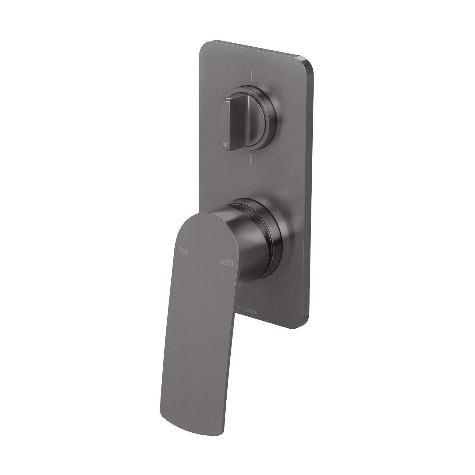 Phoenix Mekko SwitchMix Shower / Bath Diverter Mixer Brushed Carbon