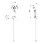 Phoenix Ormond Hand Shower Matte Black