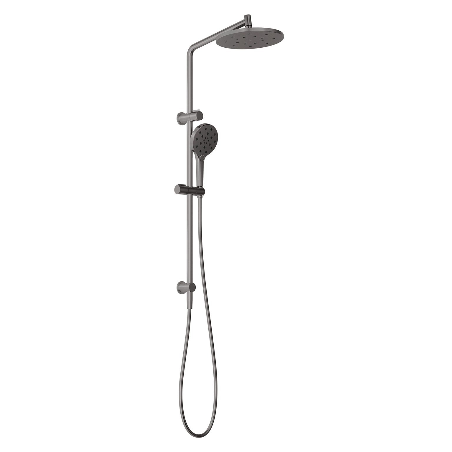 Phoenix Ormond Twin Shower Brushed Carbon