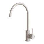 Phoenix Pina Sink Mixer 200mm Gooseneck 6 Star Brushed Nickel