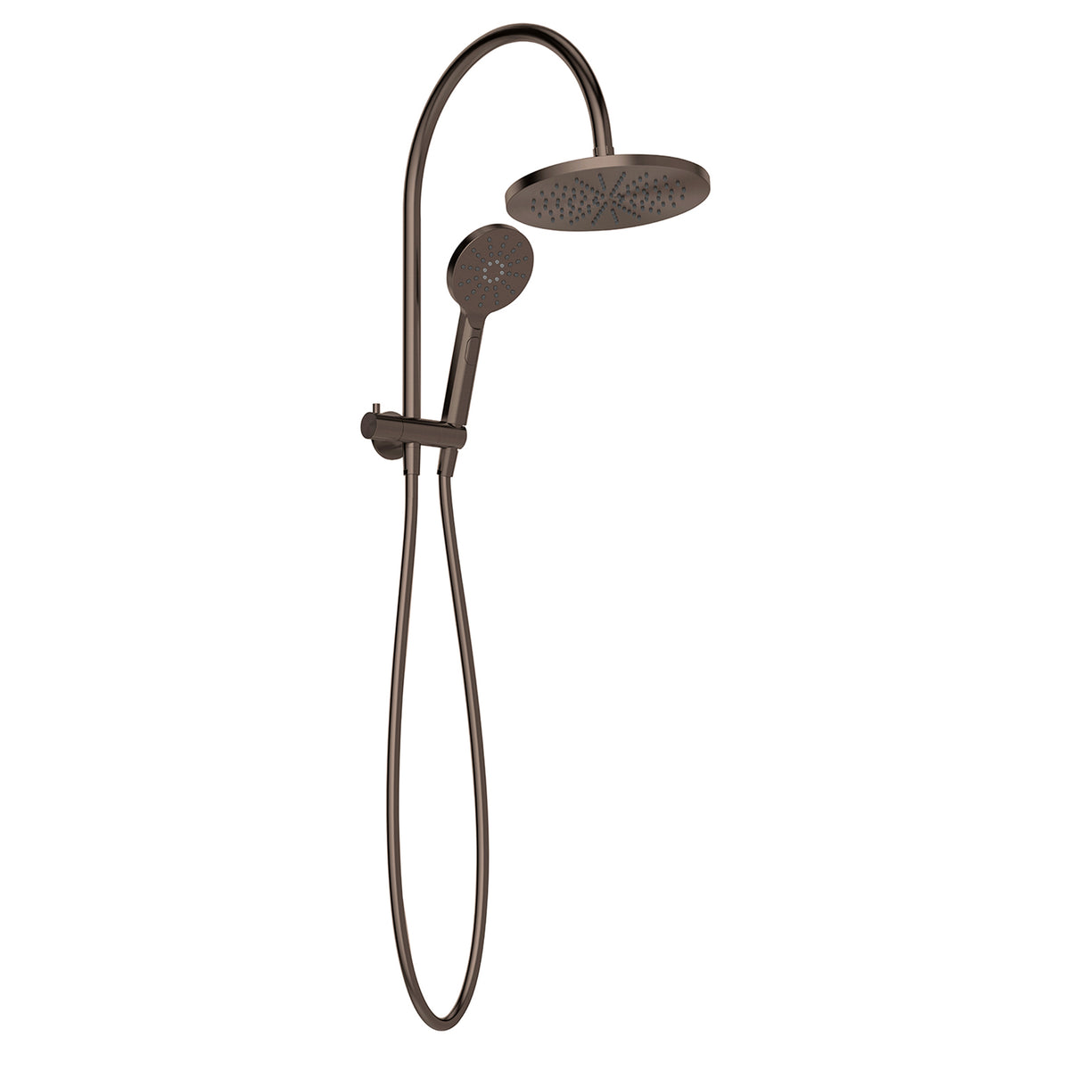 Phoenix Vivid MKII Compact Twin Shower - Brushed Bronze