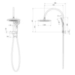 Phoenix Vivid MKII Compact Twin Shower - Chrome