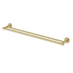 Phoenix Vivid MKII Double Towel Rail 800mm - Brushed Gold