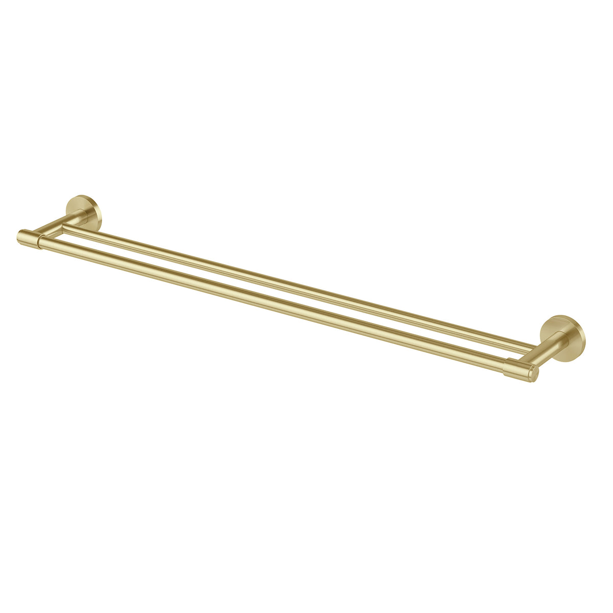 Phoenix Vivid MKII Double Towel Rail 800mm - Brushed Gold