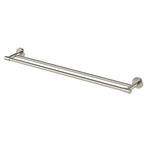 Phoenix Vivid MKII Double Towel Rail 800mm - Brushed Nickel
