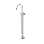 Phoenix Vivid MKII Floor Mounted Bath Mixer with Hand Shower - Brushed Nickel