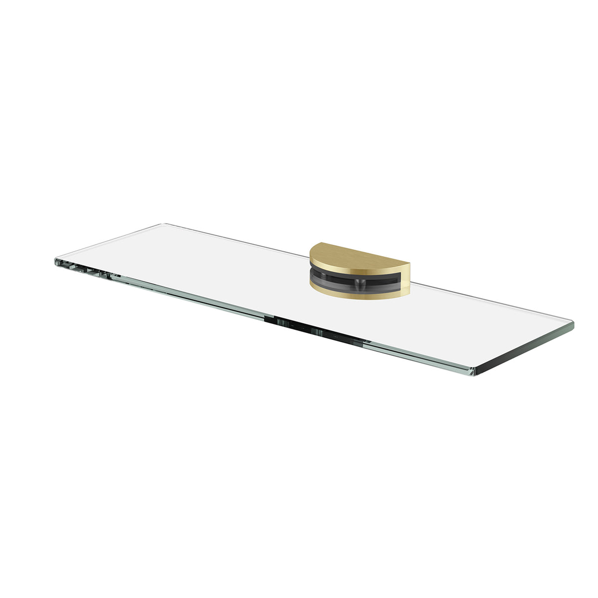 Phoenix Vivid MKII Glass Shelf 300mm - Brushed Gold