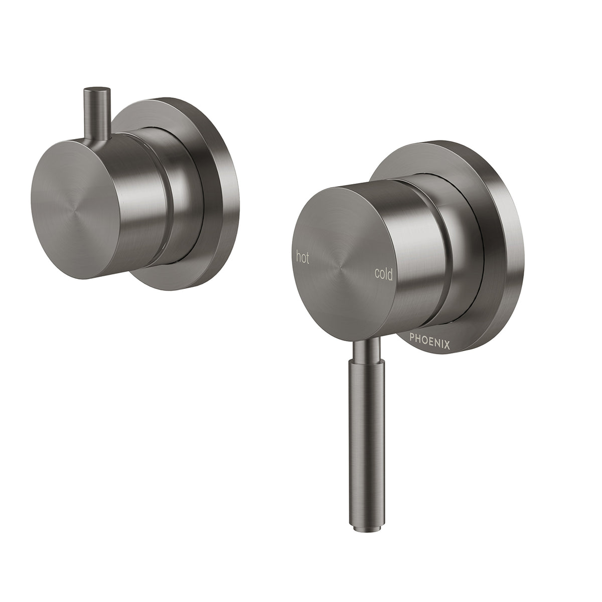 Phoenix Vivid MKII SwitchMix Shower / Bath Diverter Mixer - Brushed Carbon