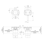 Phoenix Vivid MKII SwitchMix Shower / Bath Diverter Mixer - Brushed Carbon