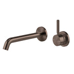 Phoenix Vivid MKII SwitchMix Wall Basin / Bath Mixer Set 200mm Pin Up - Brushed Bronze