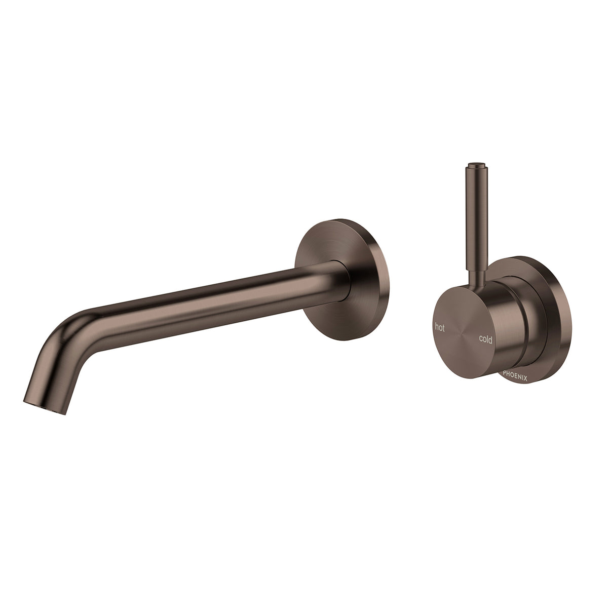 Phoenix Vivid MKII SwitchMix Wall Basin / Bath Mixer Set 200mm Pin Up - Brushed Bronze