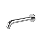 Phoenix Vivid MKII Wall Basin / Bath Outlet 240mm Curved - Chrome