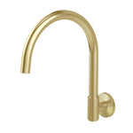 Phoenix Vivid MKII Wall Sink Outlet 200mm Gooseneck - Brushed Gold