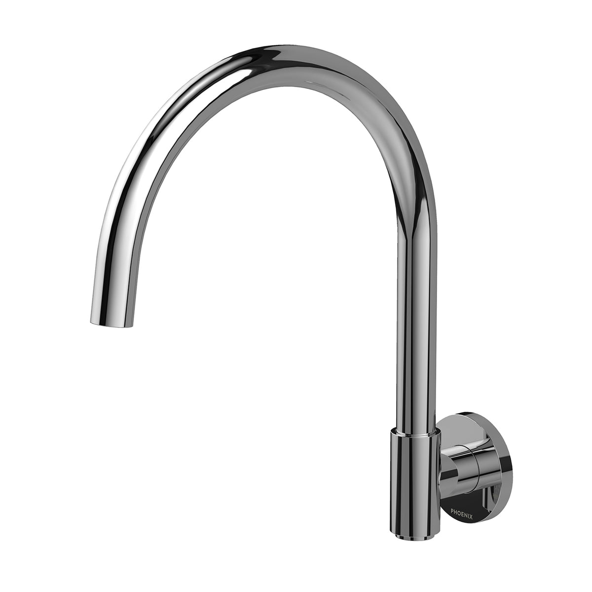 Phoenix Vivid MKII Wall Sink Outlet 200mm Gooseneck - Chrome