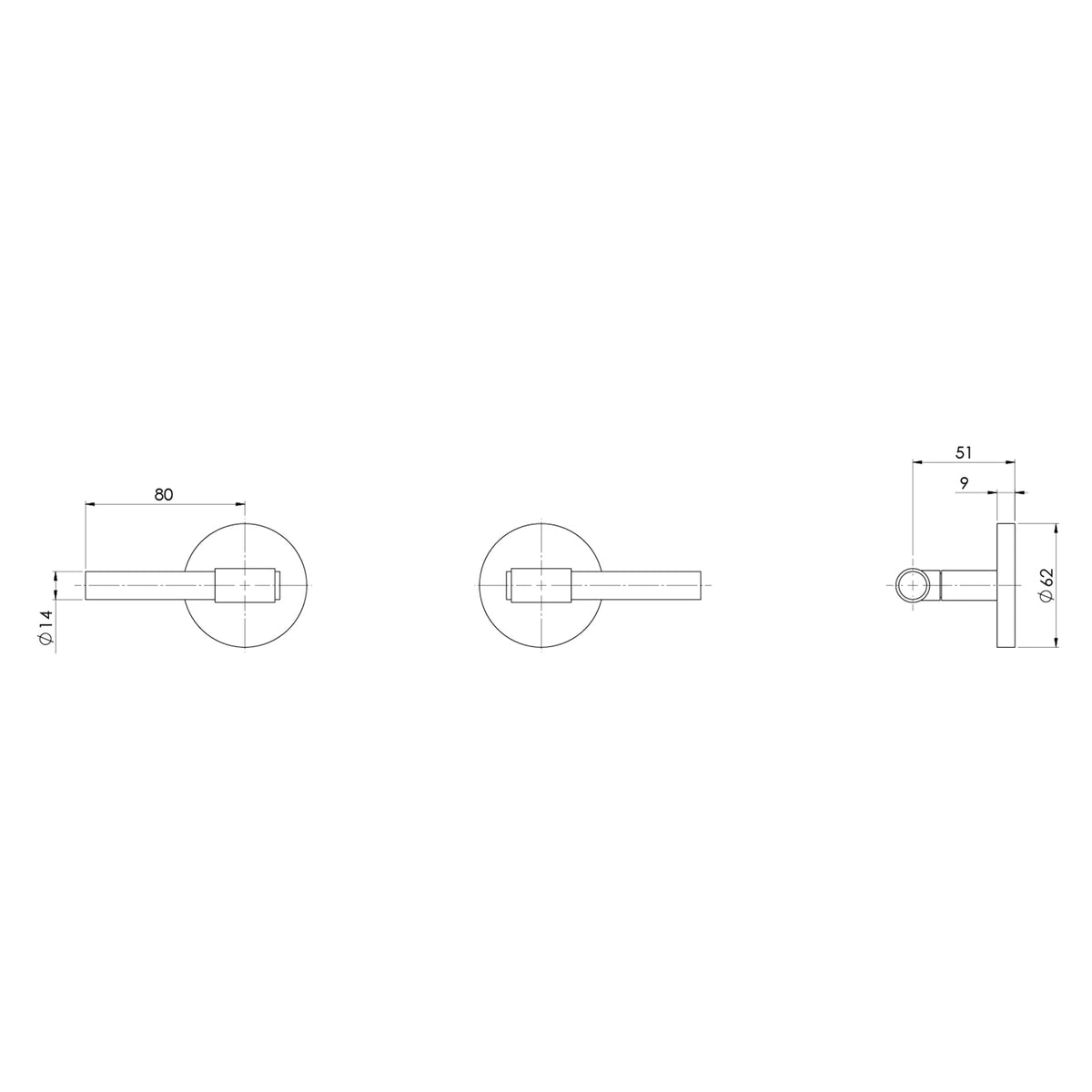 Phoenix Vivid MKII Wall Top Assemblies - Brushed Carbon