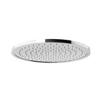 Phoenix Vivid Slimline 300mm round chrome flush mount ceiling shower rose showing underside spray nozzles
