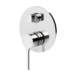 Phoenix Vivid Slimline Oval SwitchMix Shower / Bath Diverter Mixer Chrome