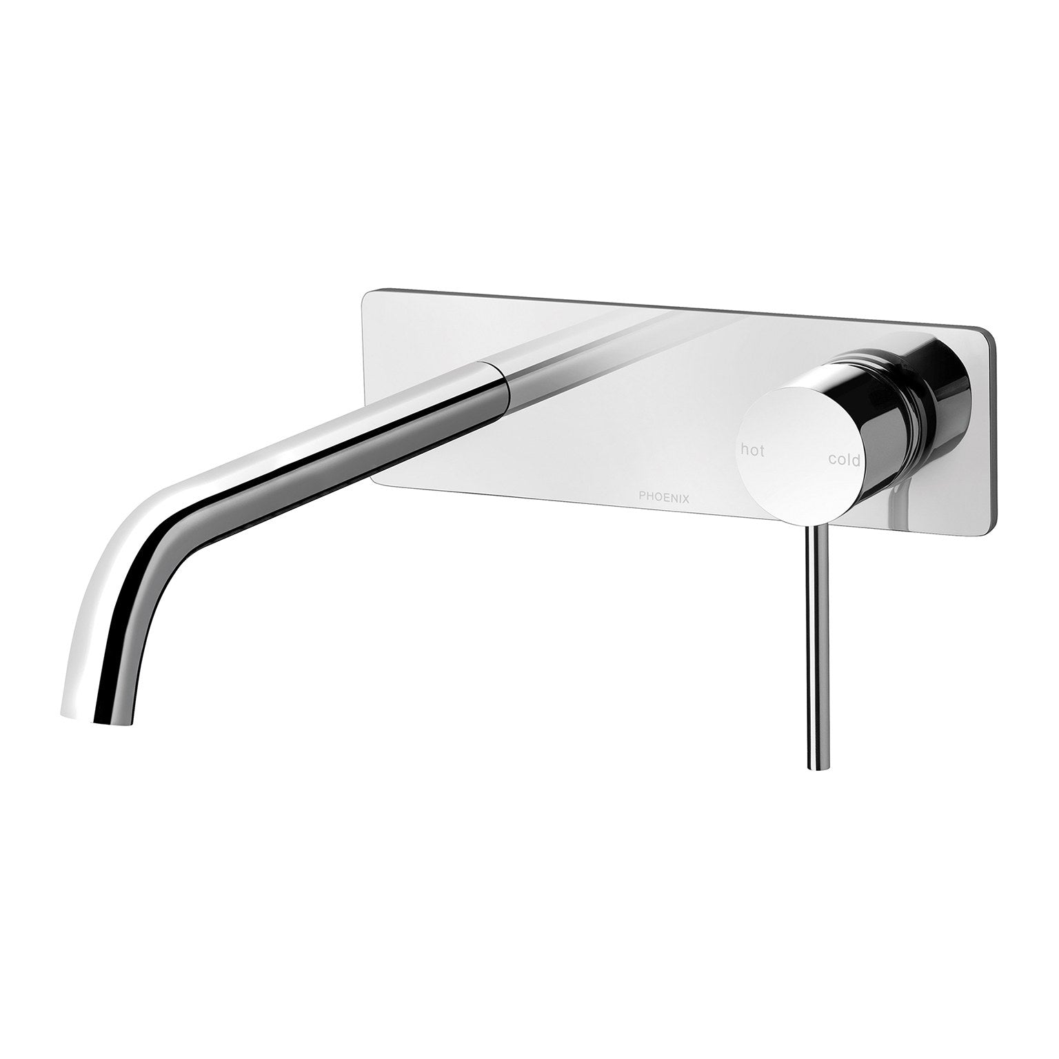 Phoenix Vivid Slimline SwitchMix Wall Basin / Bath Mixer Set 230mm Chrome