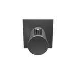 Phoenix Radii Robe Hook Square Plate-Brushed Nickel