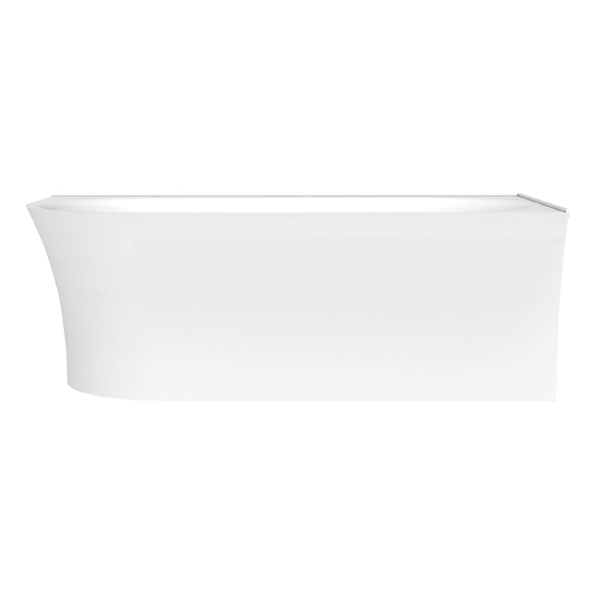 Raymor Alpha Back to Wall Corner Bath White