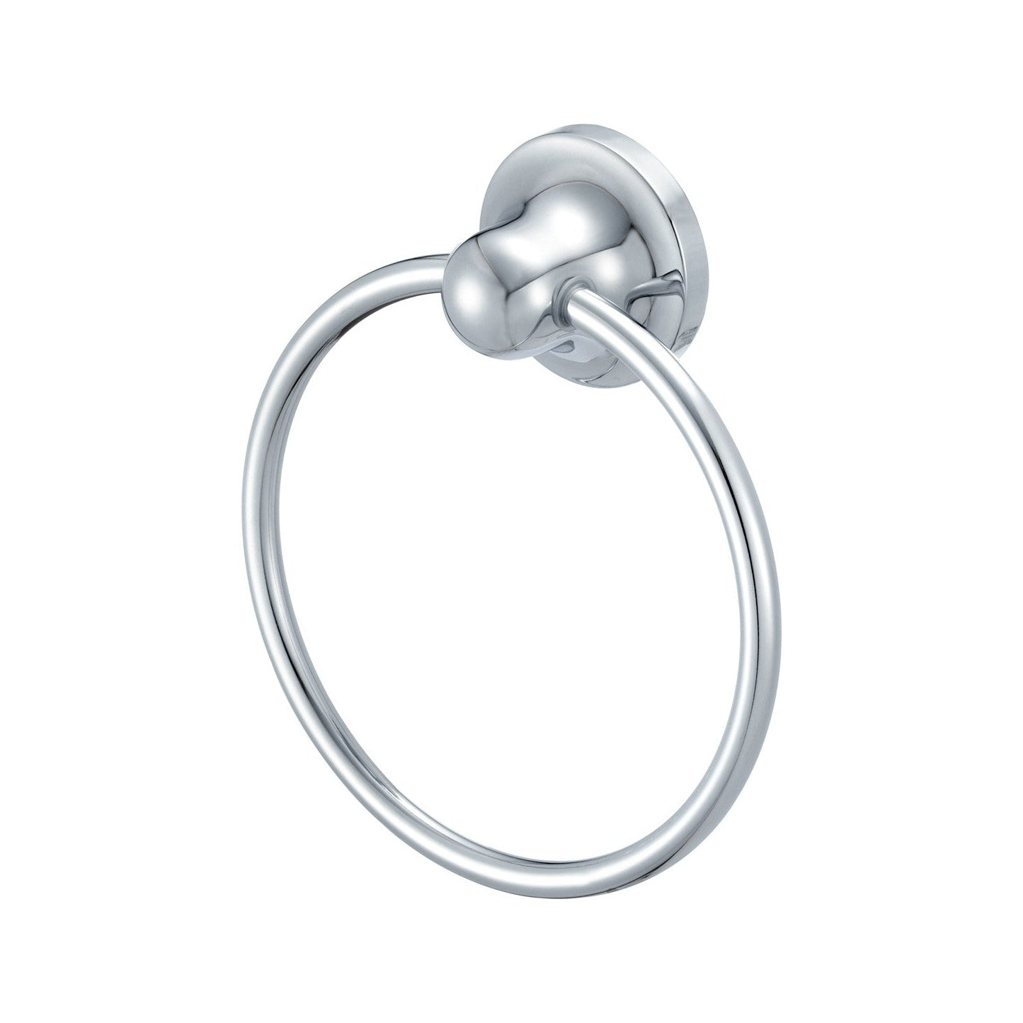 Raymor Armada chrome hand towel holder, round wall-mounted bathroom towel ring