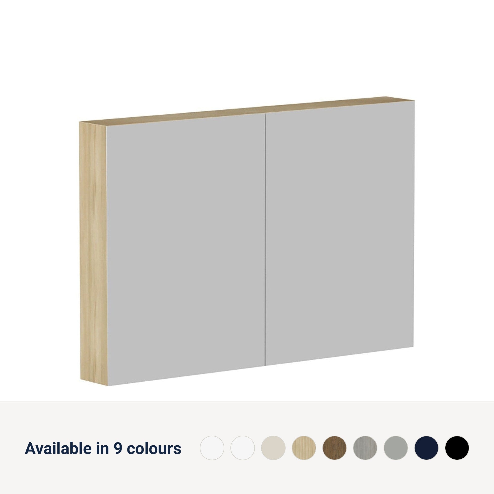 Raymor Ascot Mirror Cabinet 1200mm, available in 9 colours
