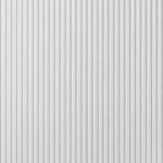 Raymor Mosman Mini vanity door panel in Alabaster with vertical fluted v-groove finish