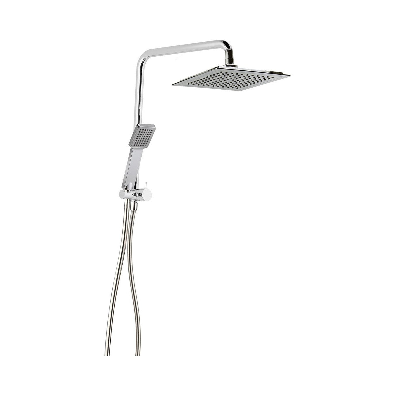 Raymor Winton Compact Dual Shower Square 225mm Chrome