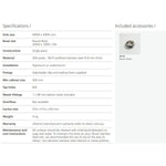 Oliveri Solitaire round bowl stainless steel sink specifications page with included basket waste