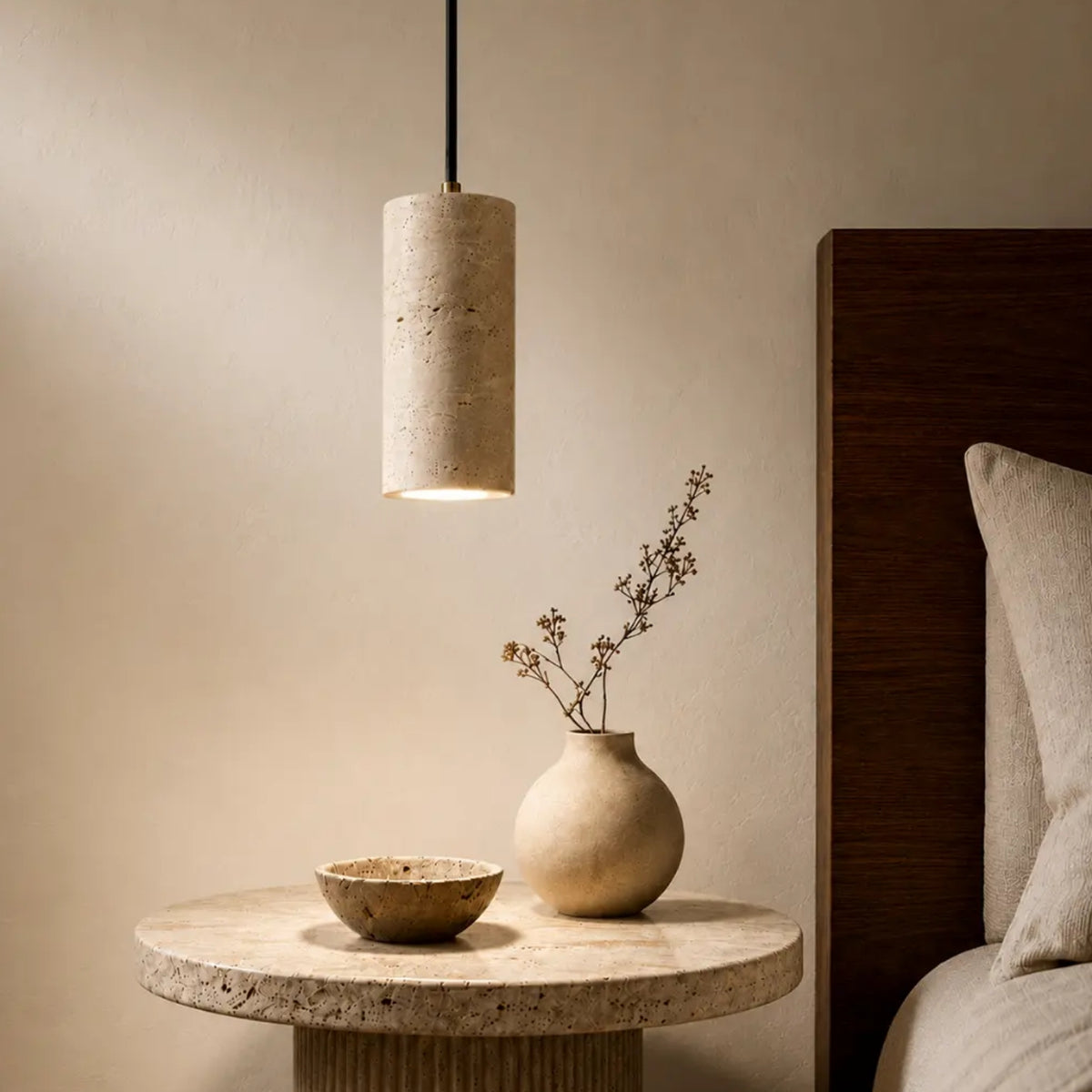 Telbix Jornel Pendant Light Beige